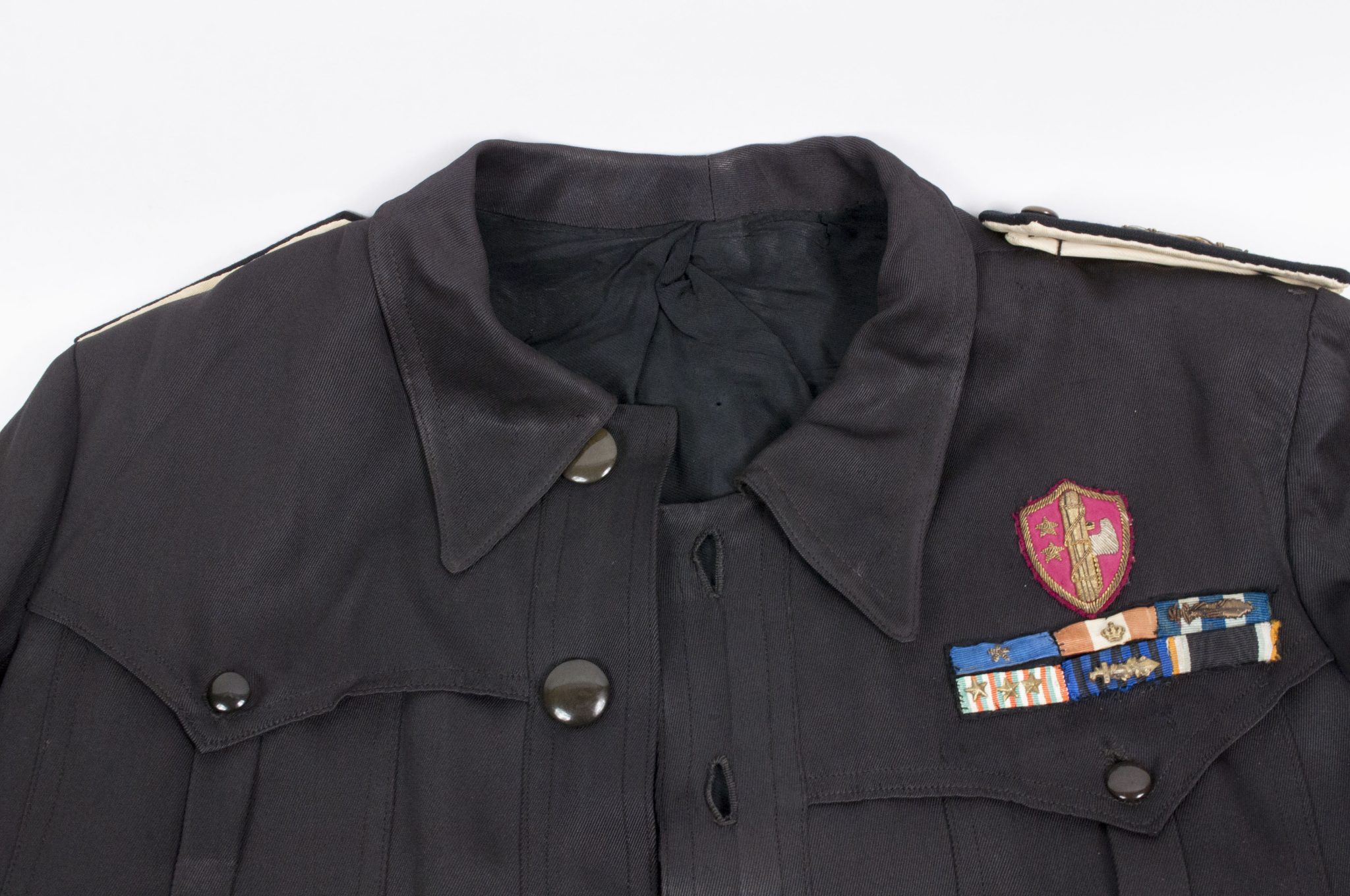 Italian fascist PNF executive leader saharina with black felt "fez" headgear - VERY RARE - Image 31