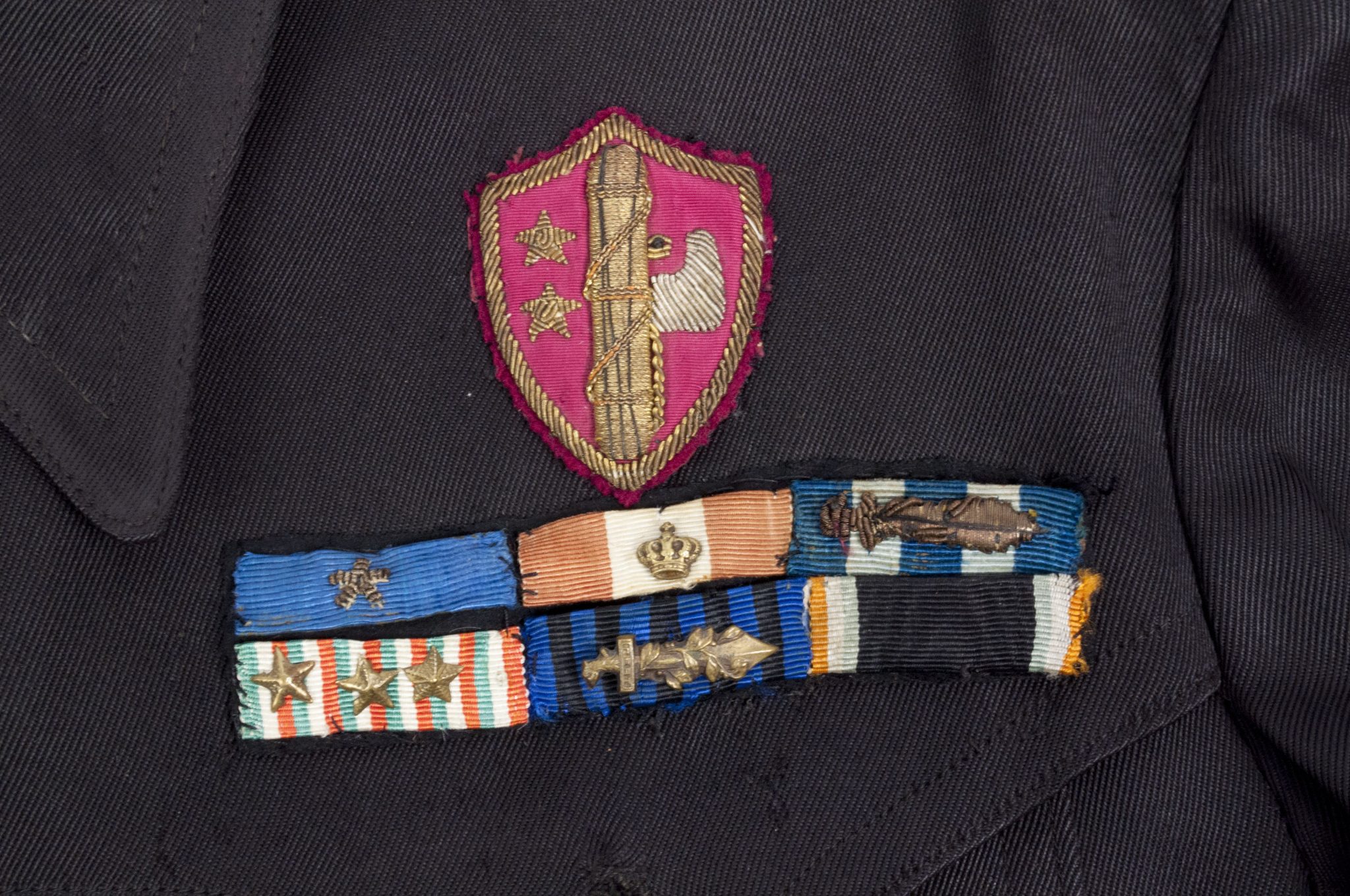 Italian fascist PNF executive leader saharina with black felt "fez" headgear - VERY RARE - Image 32