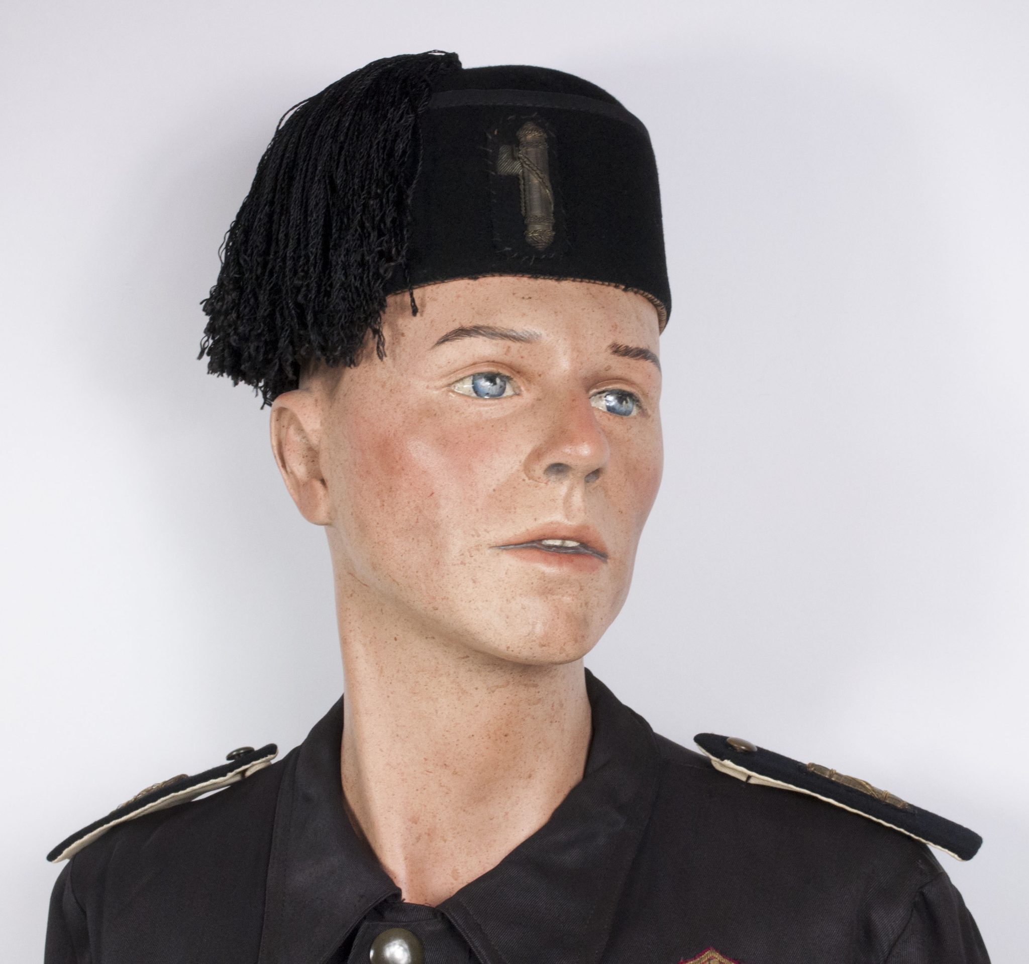 Italian fascist PNF executive leader saharina with black felt "fez" headgear - VERY RARE - Image 82