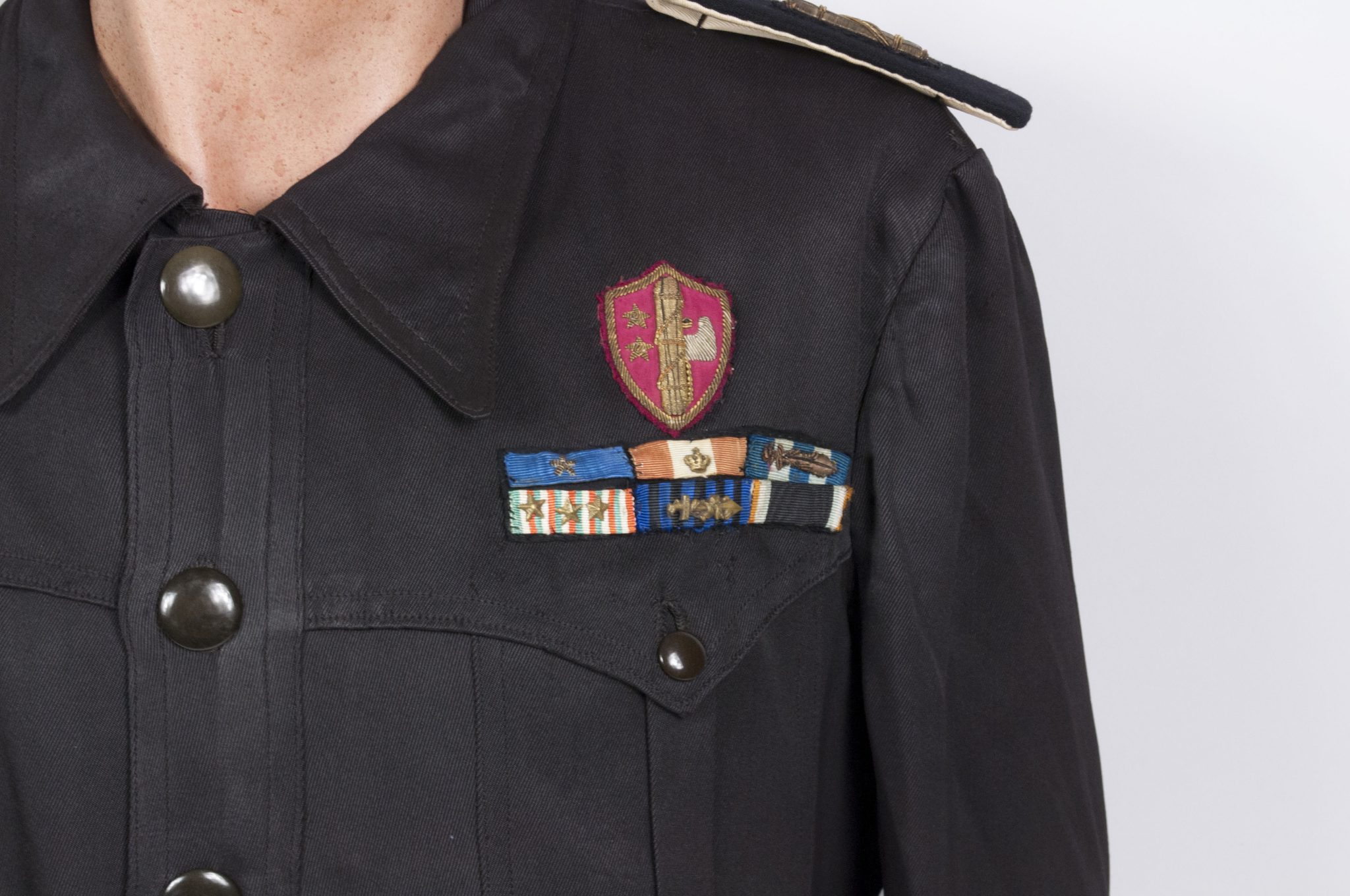 Italian fascist PNF executive leader saharina with black felt "fez" headgear - VERY RARE - Image 92