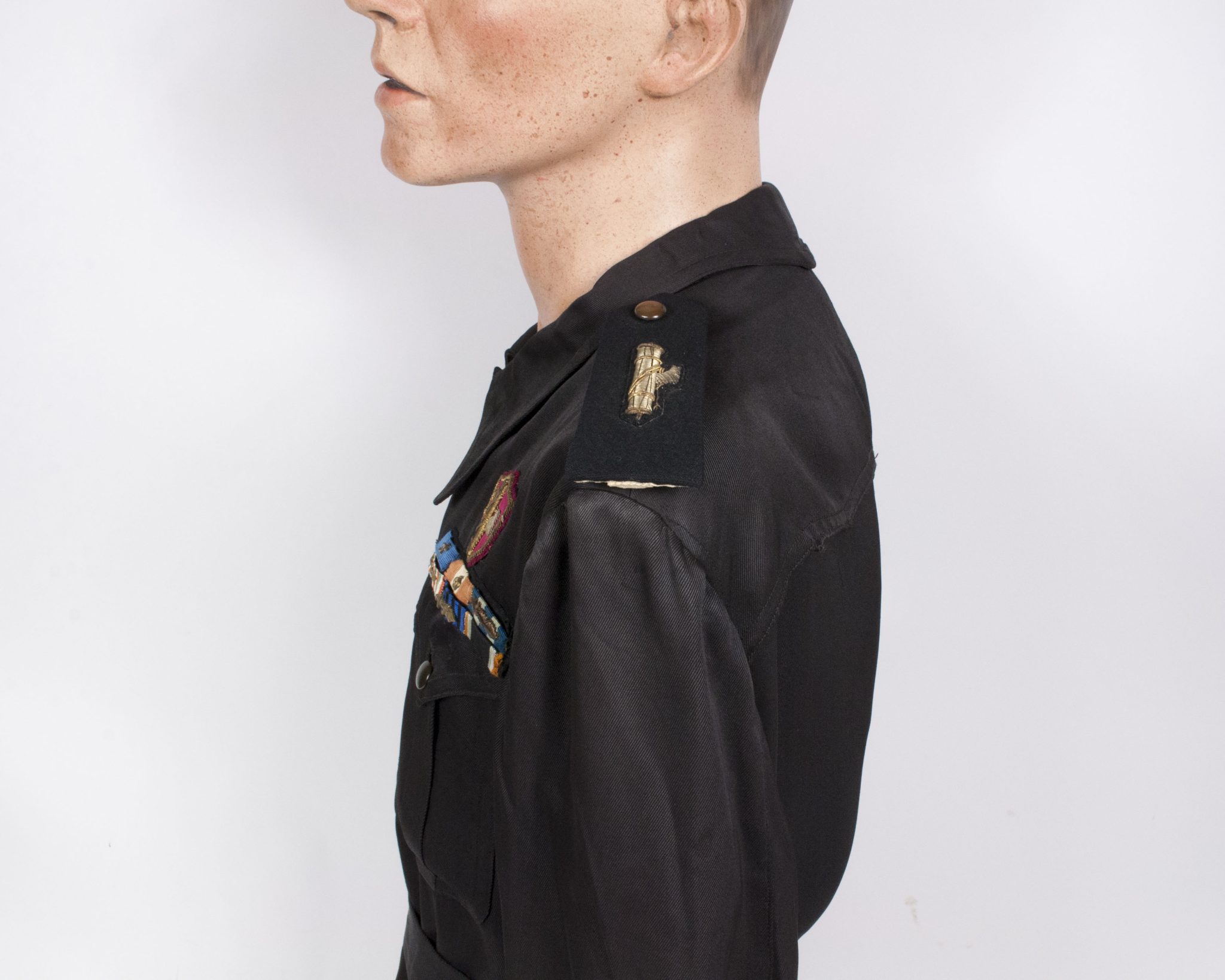 Italian fascist PNF executive leader saharina with black felt "fez" headgear - VERY RARE - Image 98