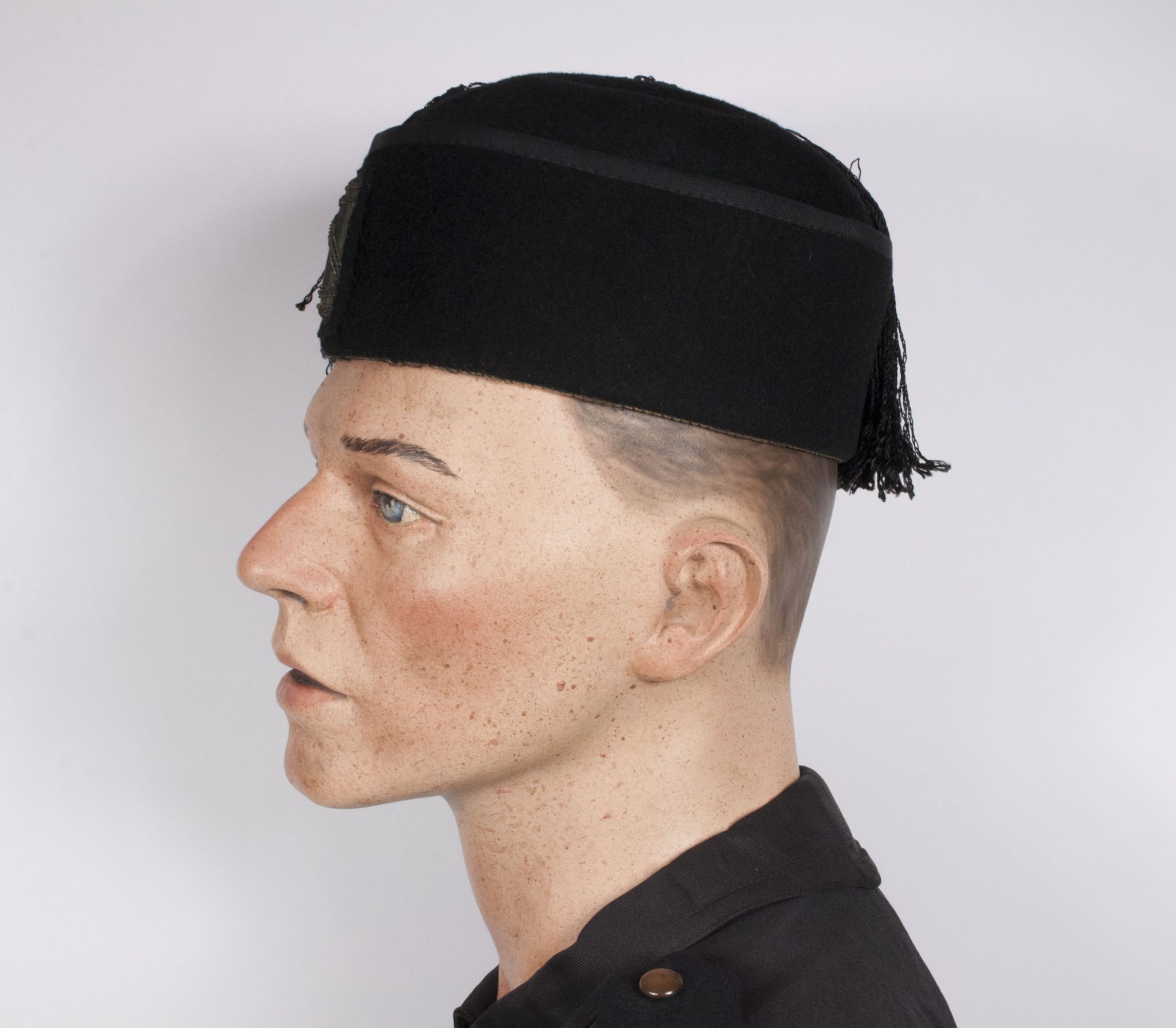 Italian fascist PNF executive leader saharina with black felt "fez" headgear - VERY RARE - Image 99