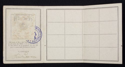 (Italy) Fascio di Combattimento pass