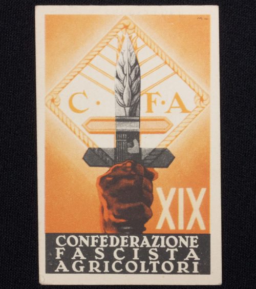 (Italy) WWII Confederazione Fascista Agricoltori (C.F.A.) pass