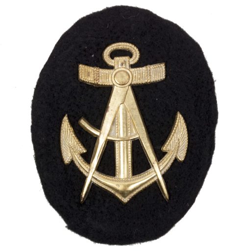 Kriegsmarine (KM) Ärmelabzeichen Artillerie Zimmermannsmaat