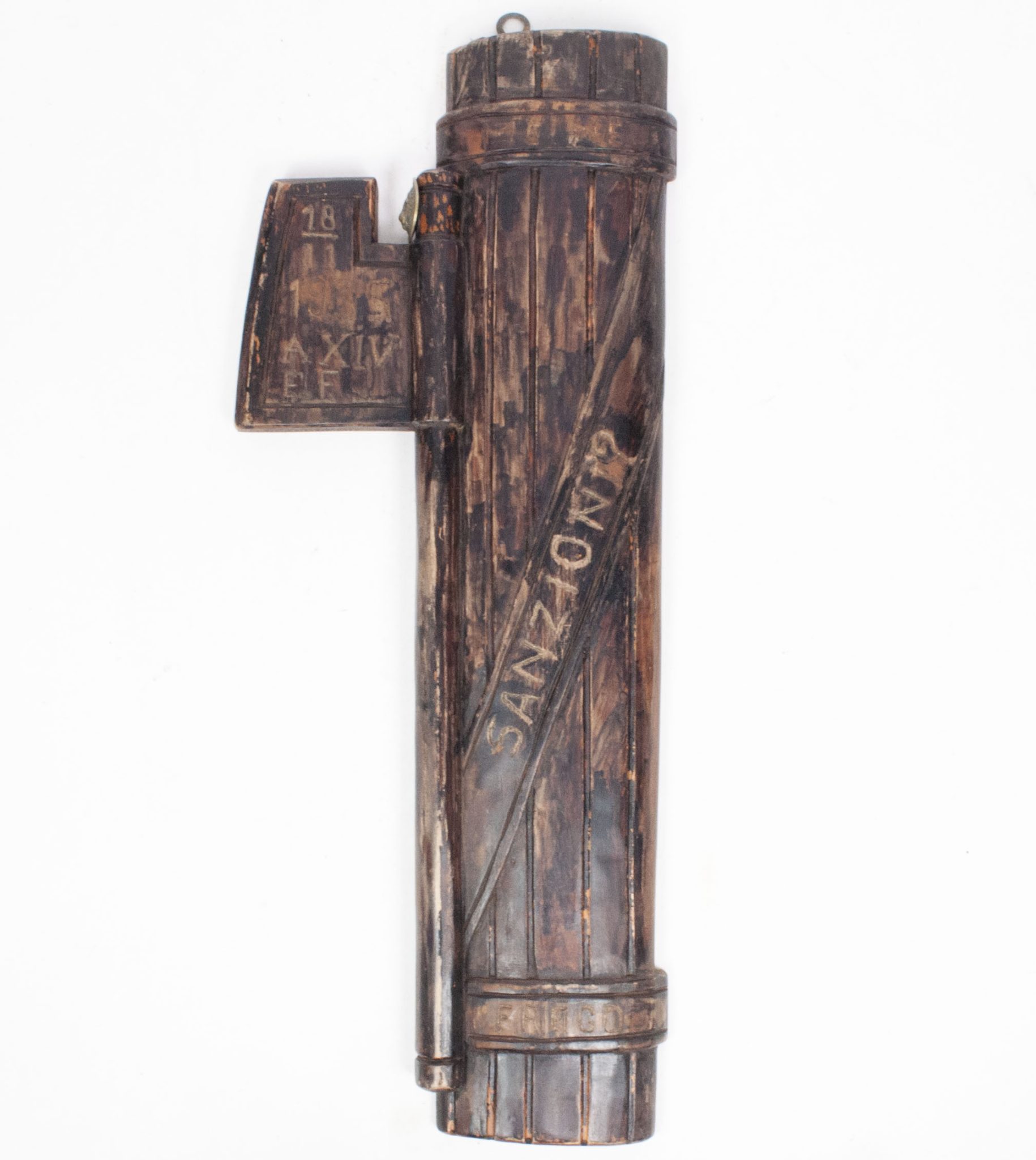 Large 18 november 1935 dated Italian "fascio littorio" (Fasces) with anti League of Nations inscription - extremely rare - Image 17