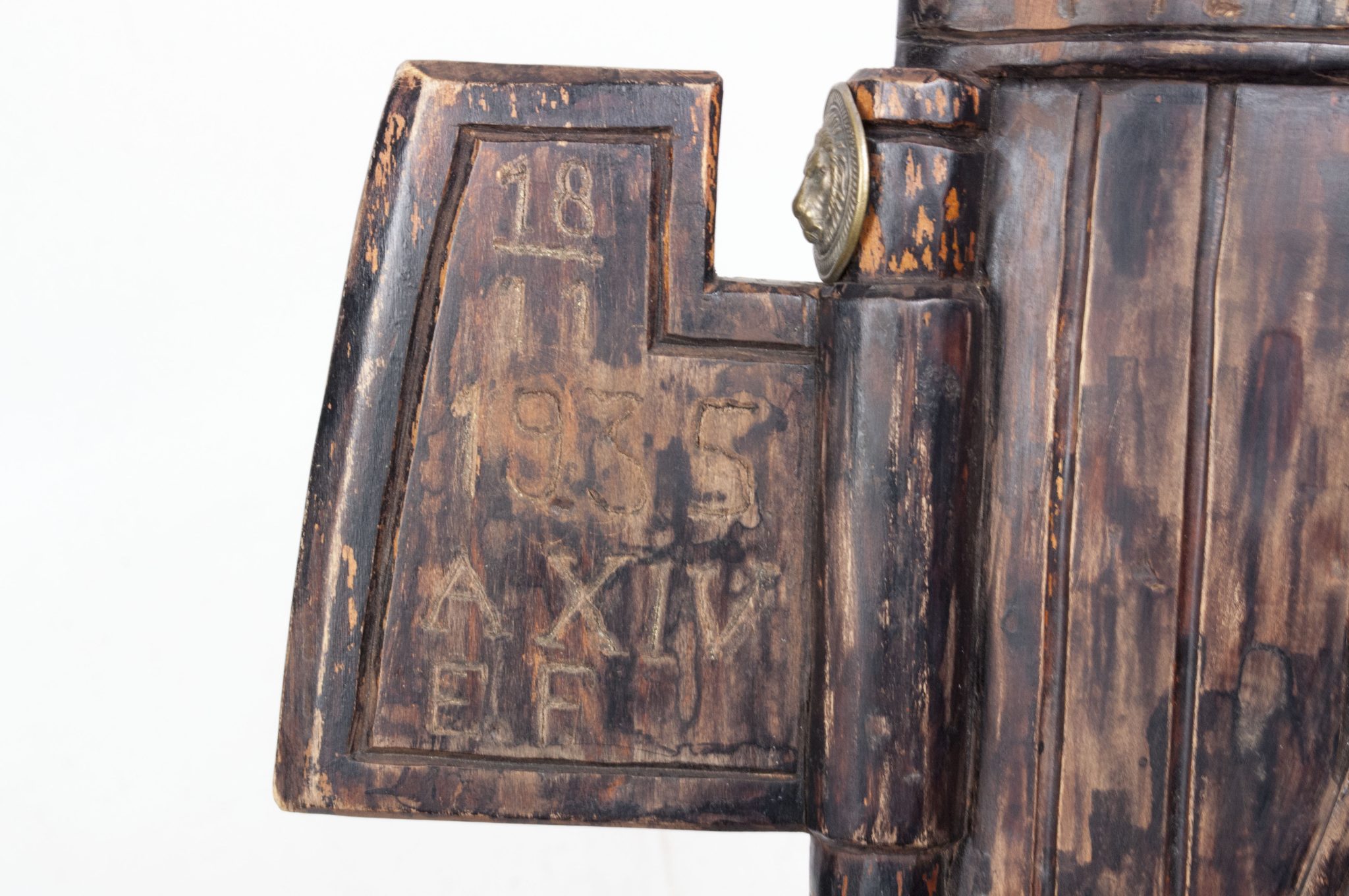 Large 18 november 1935 dated Italian "fascio littorio" (Fasces) with anti League of Nations inscription - extremely rare - Image 25