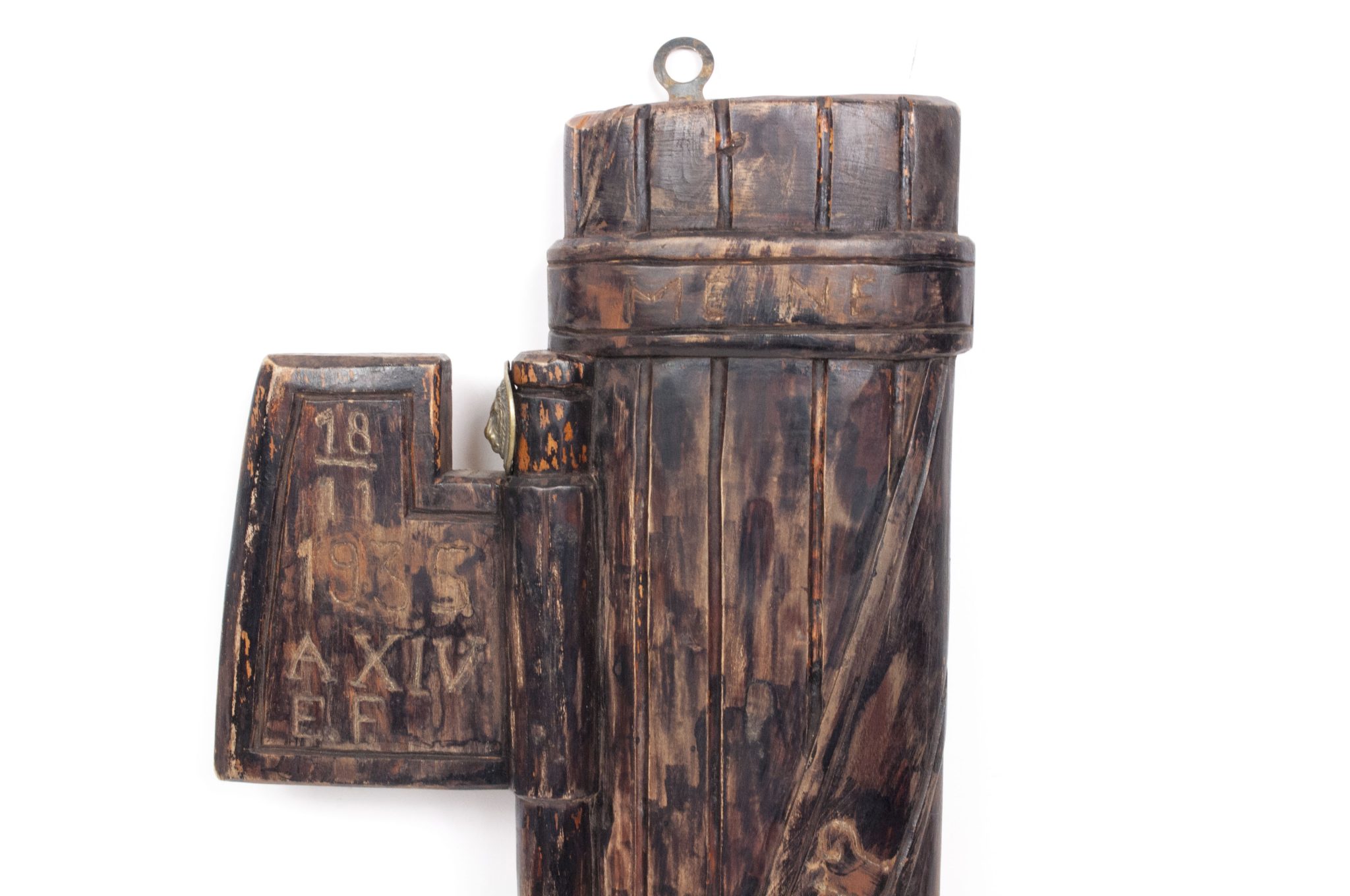 Large 18 november 1935 dated Italian "fascio littorio" (Fasces) with anti League of Nations inscription - extremely rare - Image 9