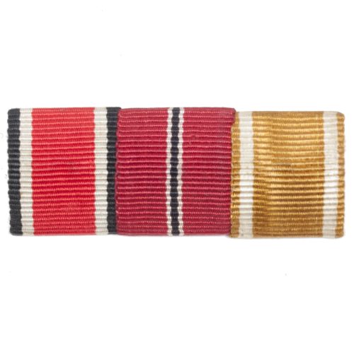 Luftwaffe ribbon with Dienstauszeichnung 4 Jahre, Anschlussmedaille + Sudetenland annexationmedal