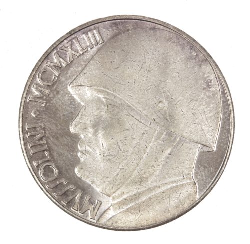 Mussolini MCMXLIII - 20 lire coin