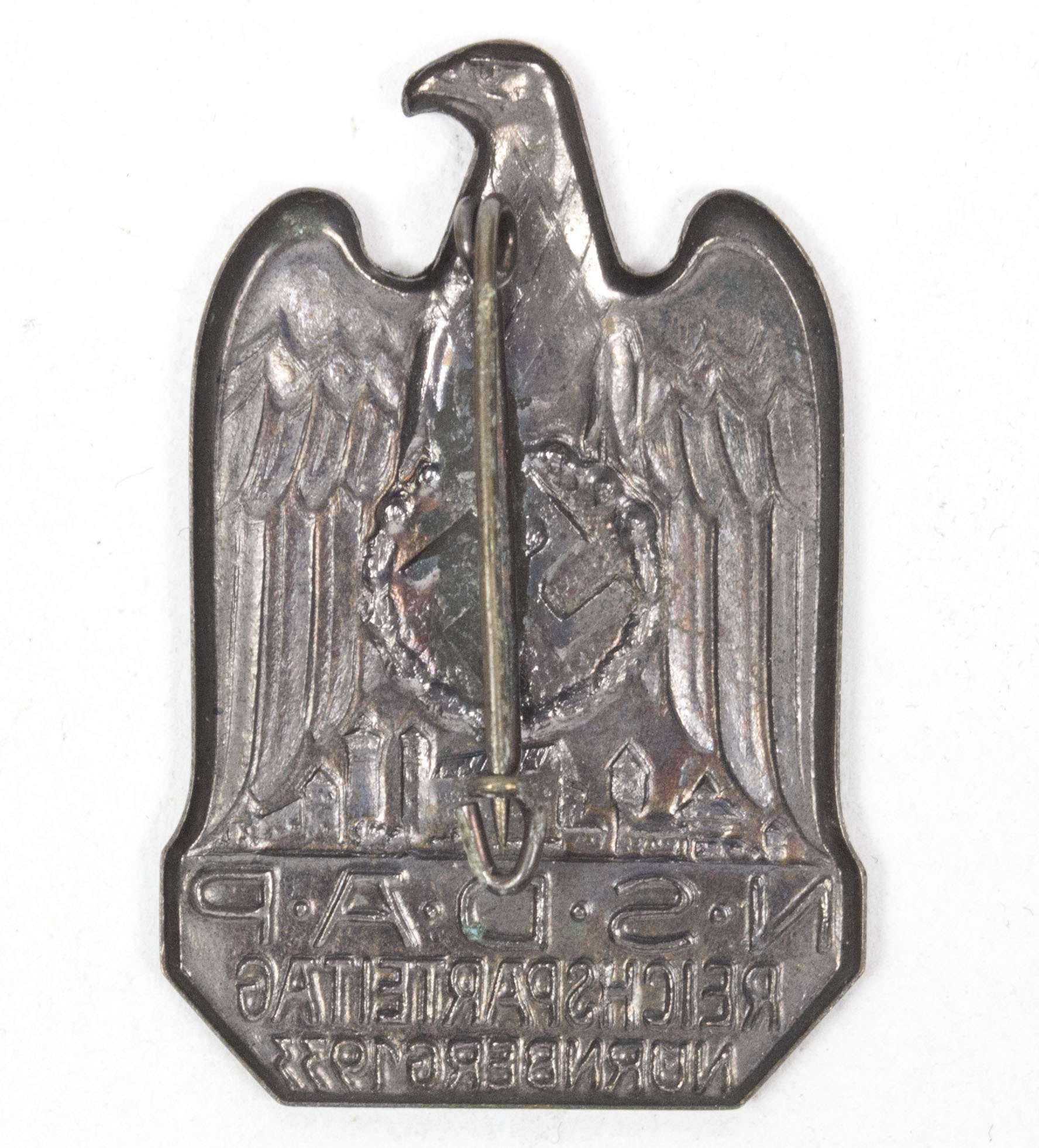 NSDAP Reichsparteitag Nürnberg 1933 badge (hollow variation)