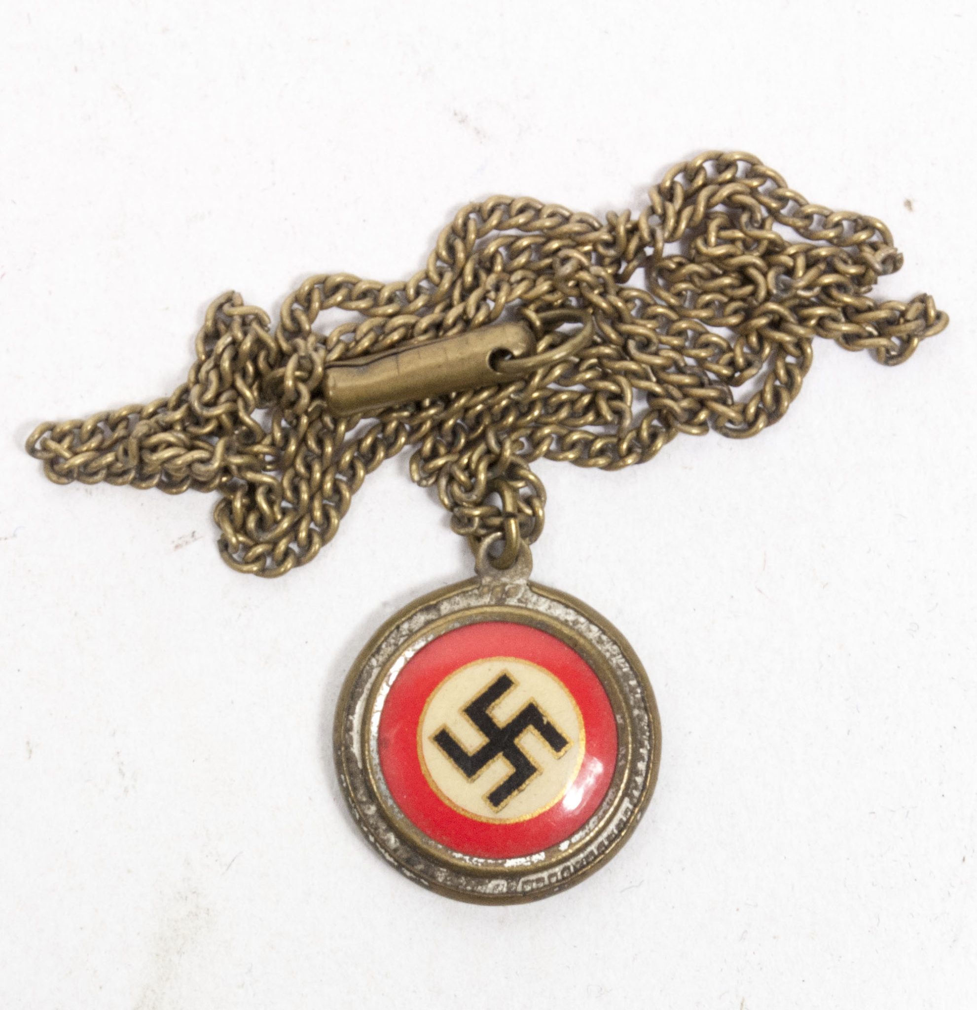 NSDAP Sympathisers badge on necklace - very rare