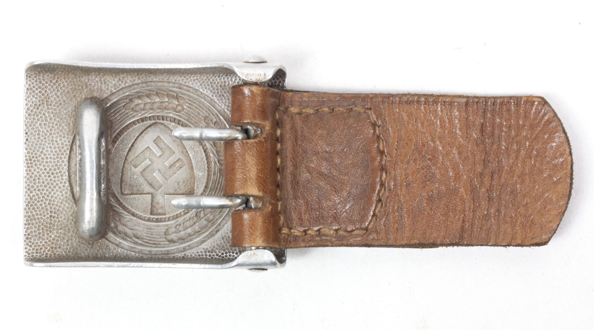 Reichsarbeitsdienst (RAD) buckle + tab (Maker Assmann 1938)