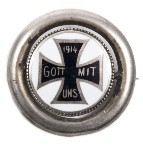 WWI Iron Cross patriottic brooch pin