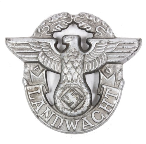 WWII German Polizei Landwacht cap insignia