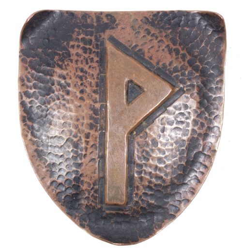 WWII Vlaams Instituut voor Ontspanning (VIVO) brooch with Thurs-Rune