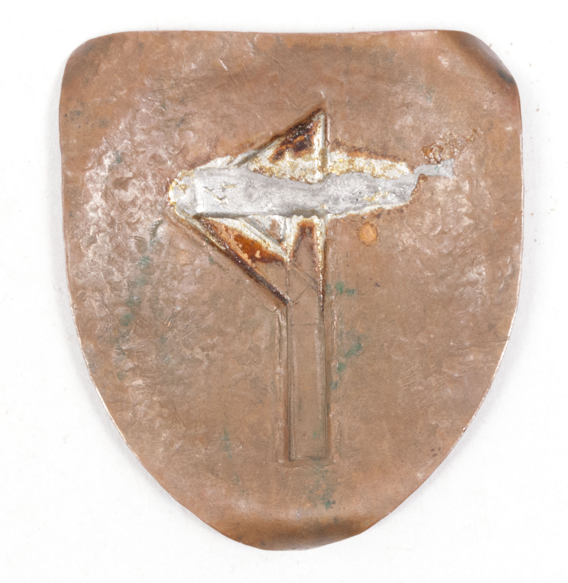 WWII Vlaams Instituut voor Ontspanning (VIVO) brooch with Thurs-Rune