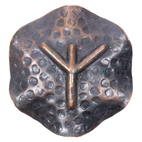 WWII Vlaams Instotuut voor Ontspanning (VIVO) brooch with Life-Rune