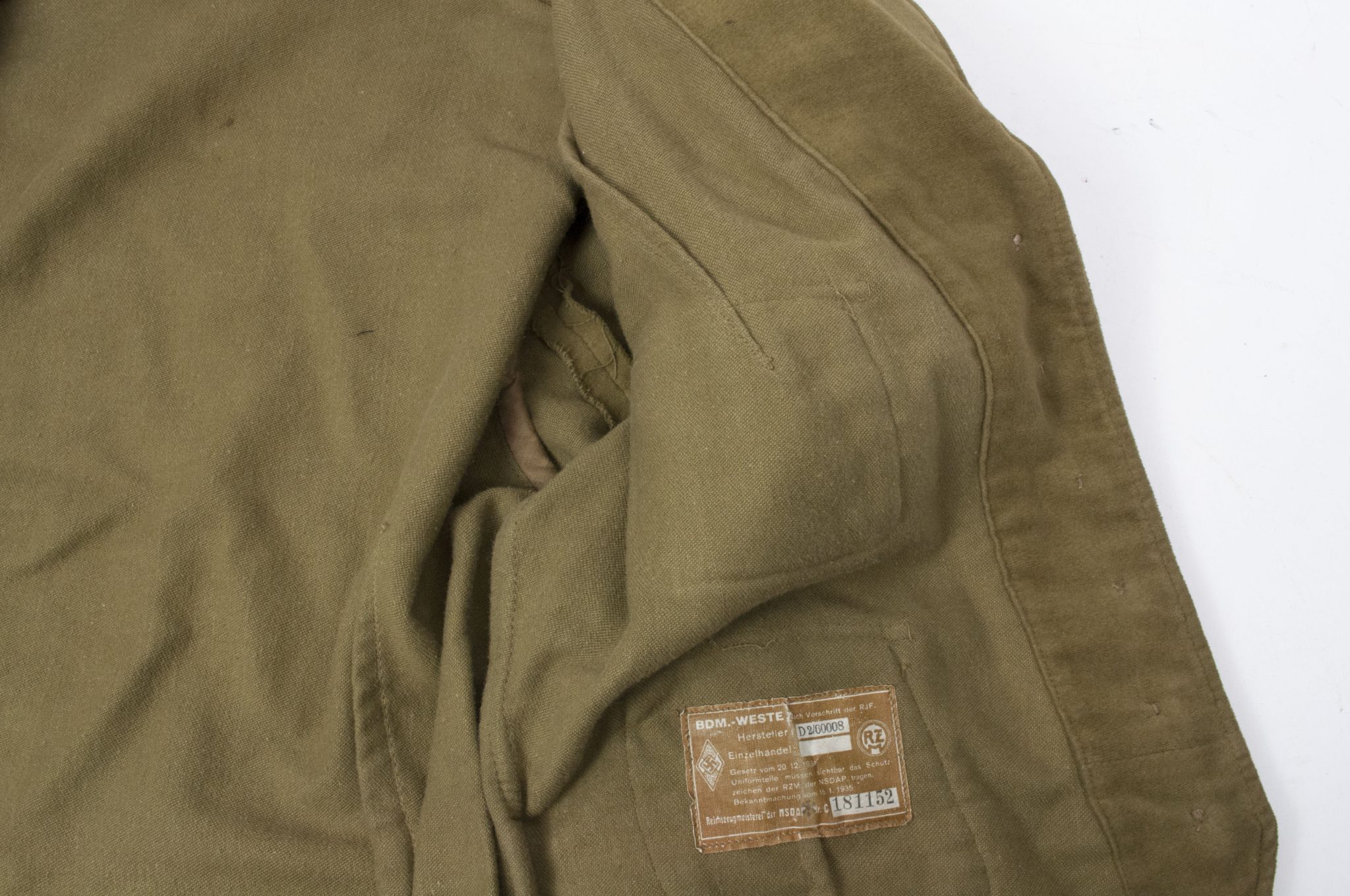 Bund Deutsche Mädel (BDM) Klettervest (RZM) - Image 36