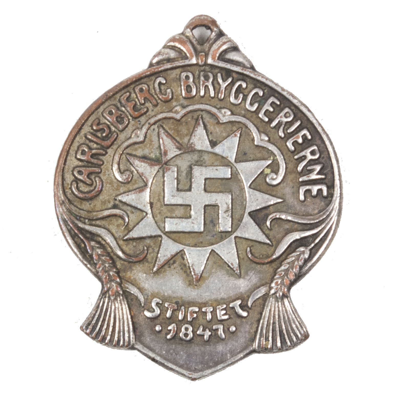 (Denmark) Carlsberg swastika medal (period 1920's/1930's)