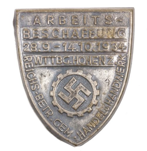 Deutsche Arbeitsfront (DAF) Arbeitsbeschaffung 28.9.-14.10.1934