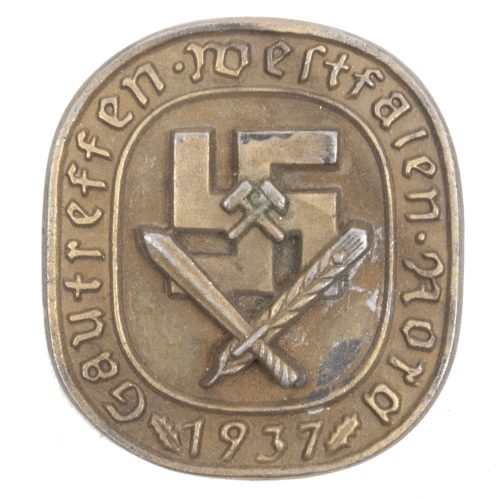Gautreffen Westfalen Nord 1937 Gelsenkirchen 25.-28. juni (Made of metal, very rare)