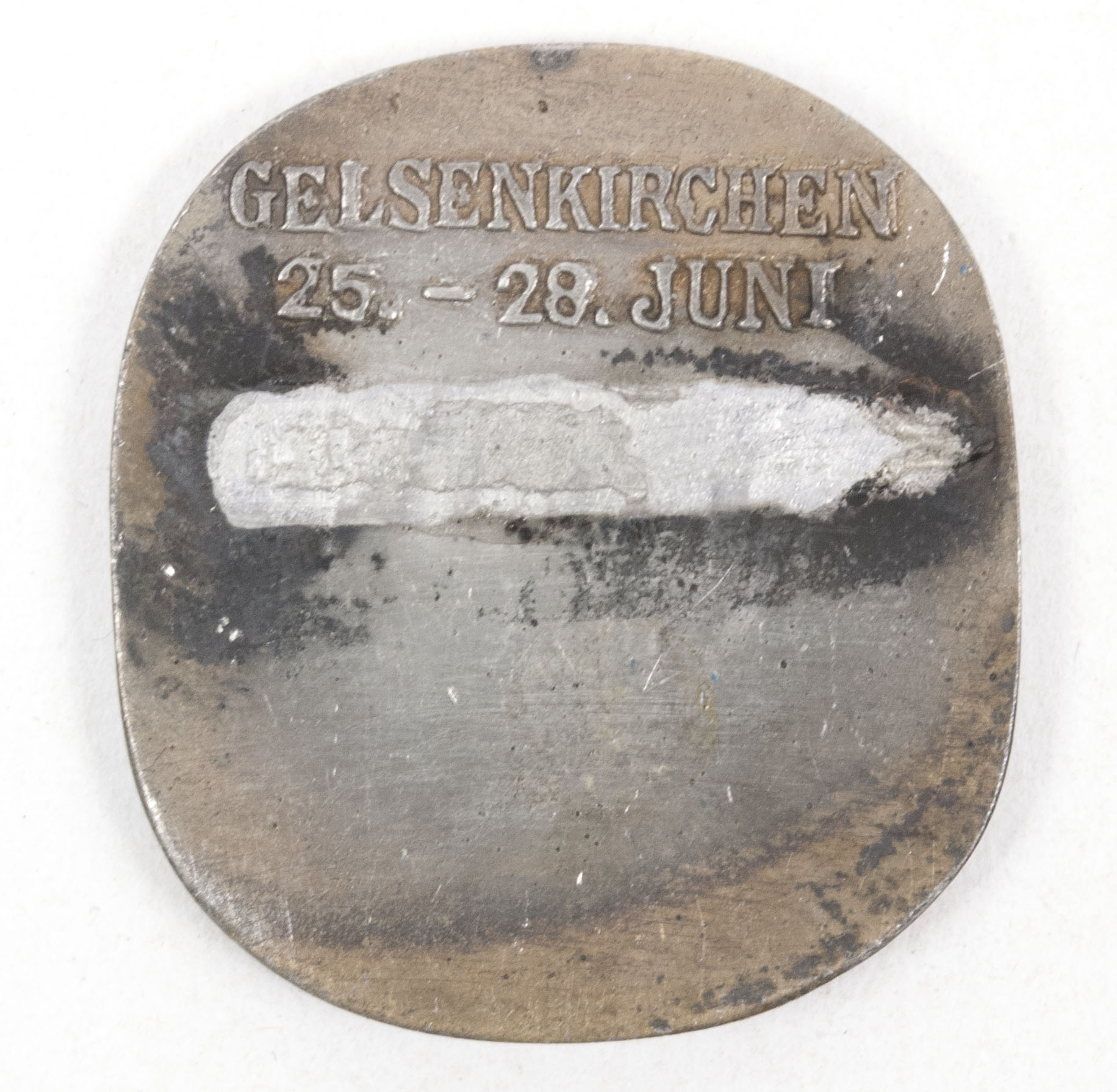 Gautreffen Westfalen Nord 1937 Gelsenkirchen 25.-28. juni (Made of metal, very rare) (2) Gautreffen Westfalen Nord 1937 Gelsenkirchen 25.-28. juni (Made of metal, very rare)