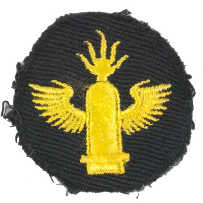 Kriegsmarine (KM) Coastal Artillery EM's career sleeve insignia