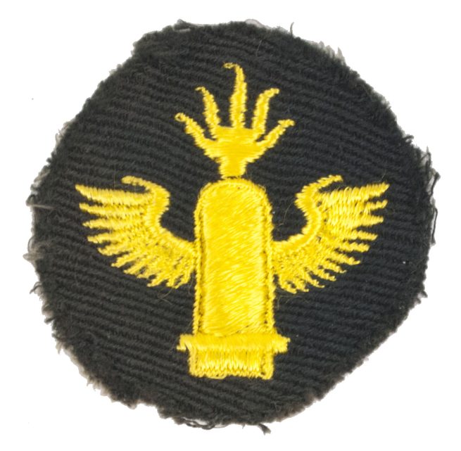 Kriegsmarine (KM) Coastal Artillery EM's career sleeve insignia