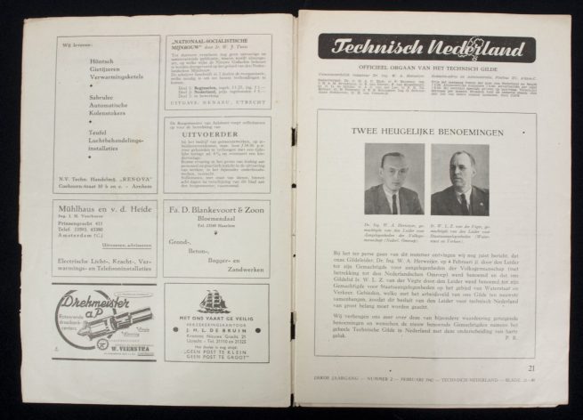 (Magazine) NSB - Technisch Gilde - Technisch Nederland Derde jaargang Nummer 2 Februari 1943