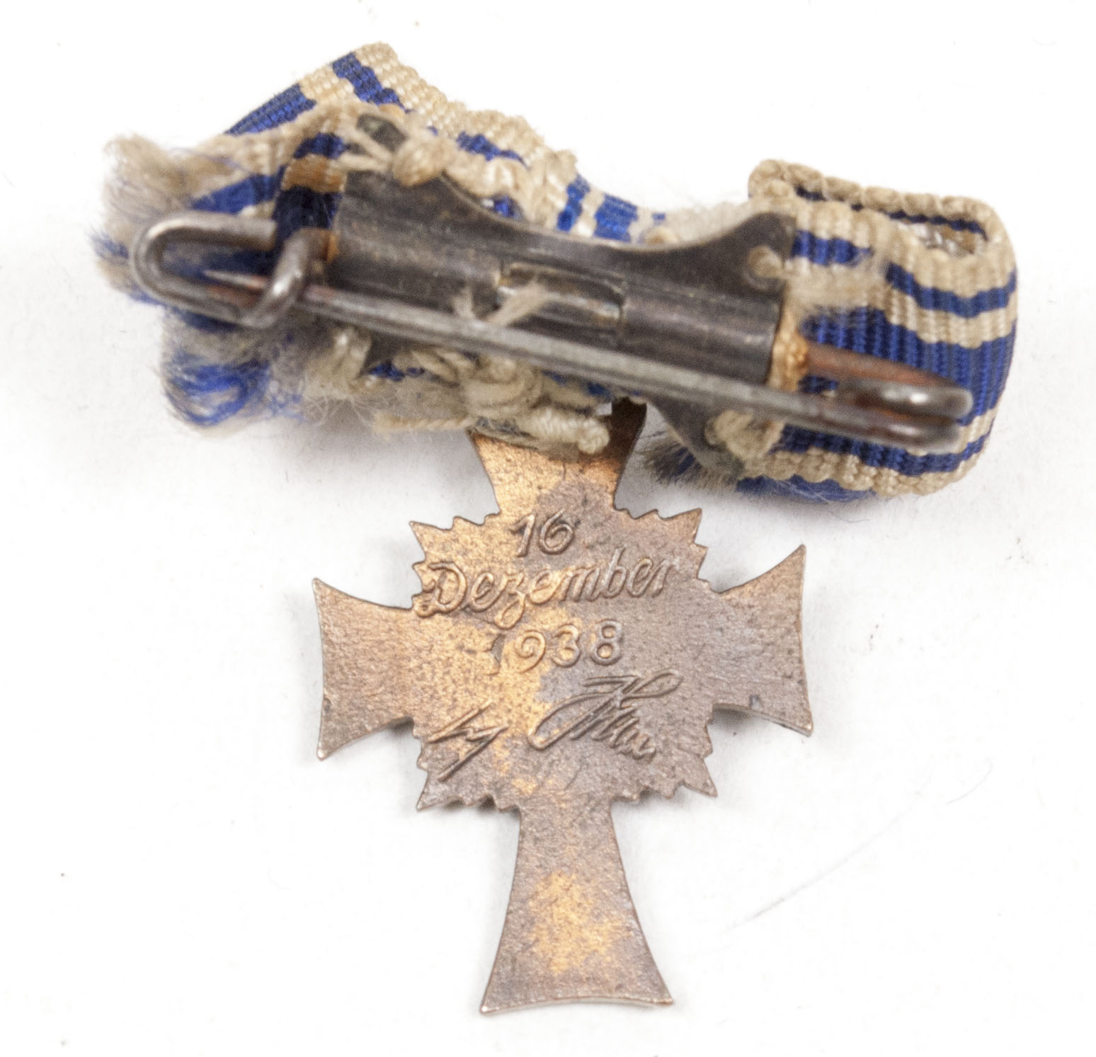 Miniature Mutterkreuz/Mothers cross in bronze