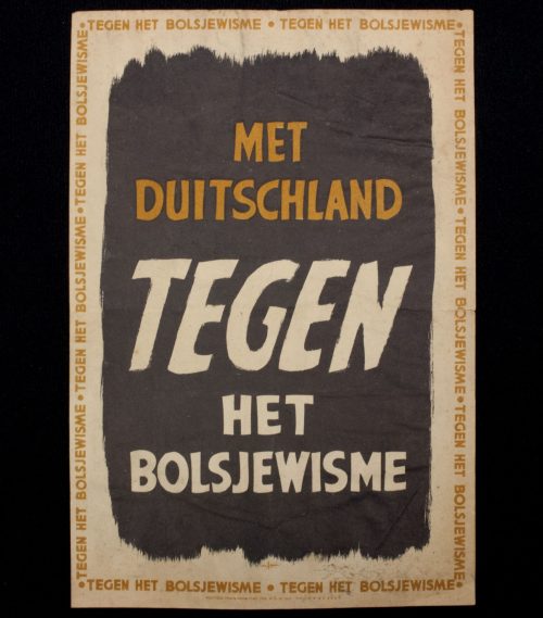 (NSB) Pamphlet Met Duitschland tegen het Bolsjewisme