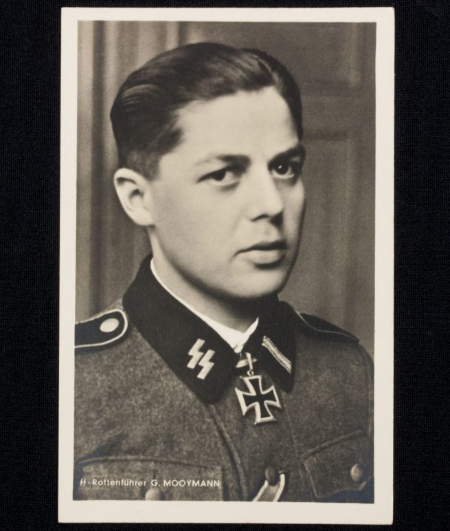 (Postcard) Ritterkreuzträger SS-Rottenführer Gerardus Mooyman, 14.SS-Freiwilligen-Legion Nederland - RARE!