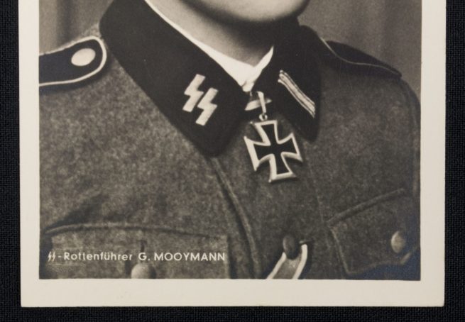 (Postcard) Ritterkreuzträger SS-Rottenführer Gerardus Mooyman, 14.SS-Freiwilligen-Legion Nederland - RARE!