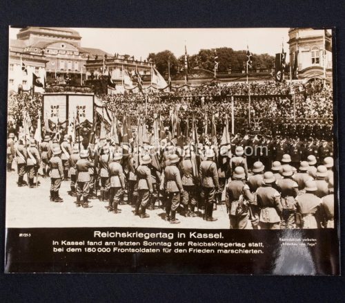 (Pressphoto) Reichskriegertag in Kassel (24x18cm)