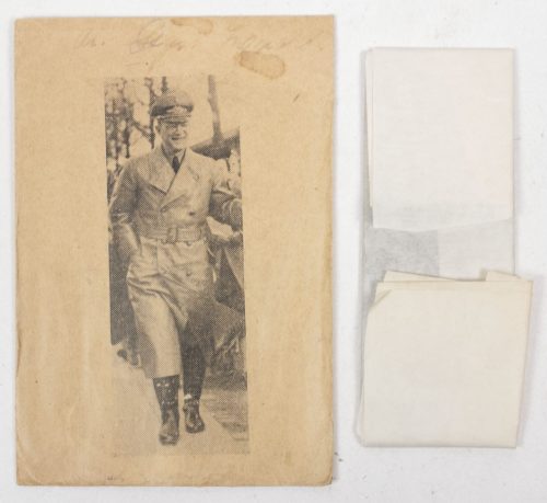 Reichskommissar für die besetzten niederländischen Gebiete Seyss-Inquart printing plate with original envelope - RARE