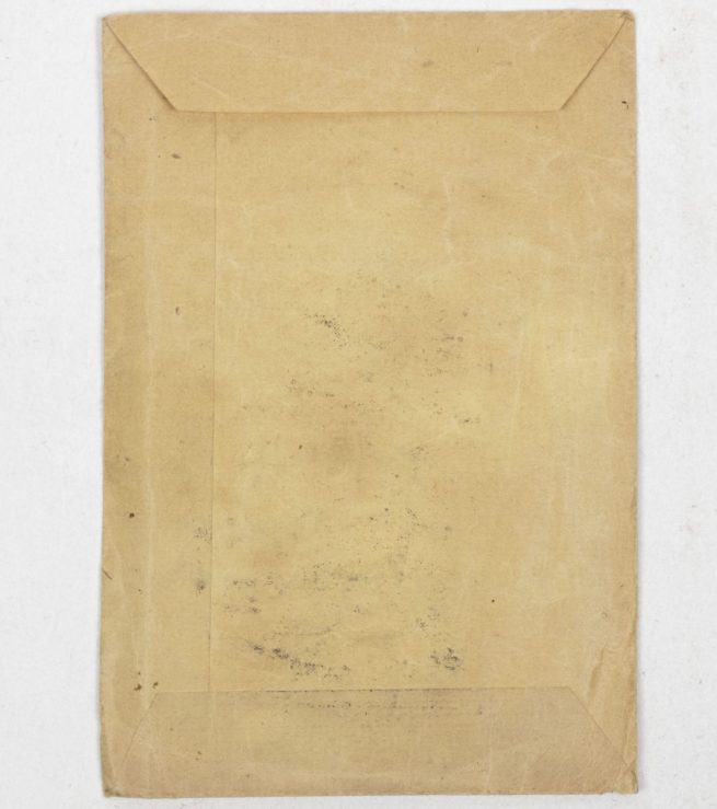 Ritterkreuzträger SS-Rottenführer Gerardus Mooyman 14.SS-Freiwilligen-Legion “Nederland” printing plate with original envelope - RARE