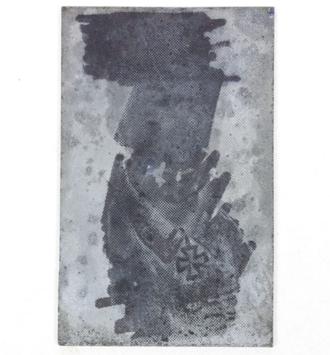 Ritterkreuzträger SS-Rottenführer Gerardus Mooyman 14.SS-Freiwilligen-Legion “Nederland” printing plate with original envelope - RARE