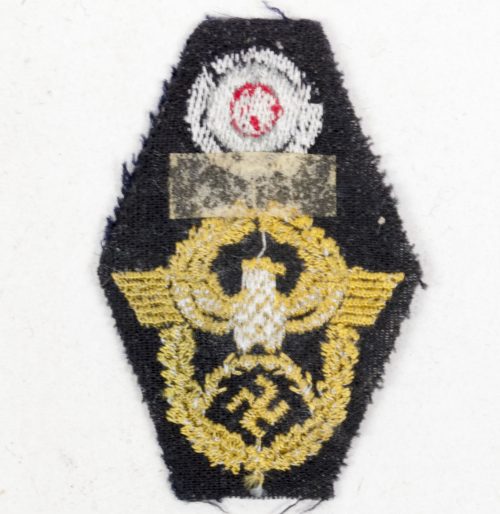 WWII Polizei M43 sidecap insignia