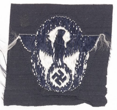 WWII Polizei sidecap insignia