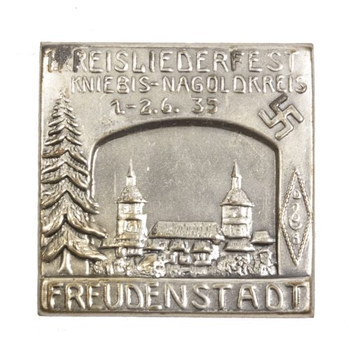 1. Kriesliederfest Kniebis-Nagoldkreis 1.-2.6.35 Freudenstadt abzeichen