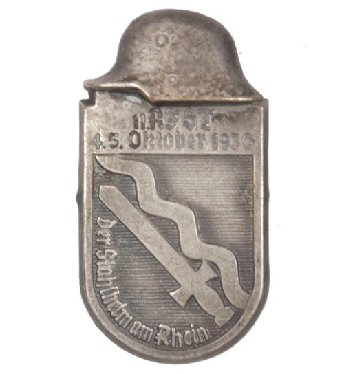 11. R.F.S.T. Reichsfrontsoldatentag Stahlhelm Der Stahlhelm am Rhein 1930 abzeichen.