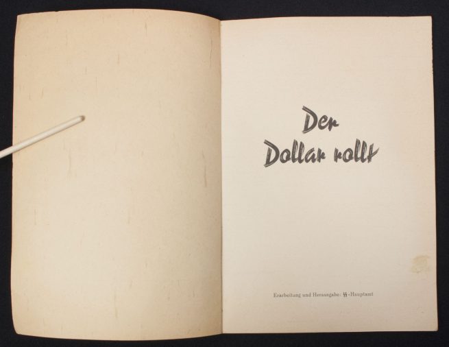 (Brochure) Der Reichsführer SS - Der Dollar Rollt