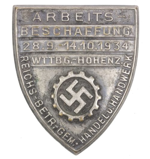 Deutsche Arbeitsfront (DAF) Arbeitsbeschaffung 28.9.-14.10.1934