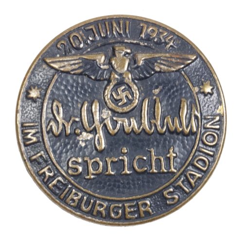 Dr Goebbels spricht im Freiburger Stadion 20 Juni 1934