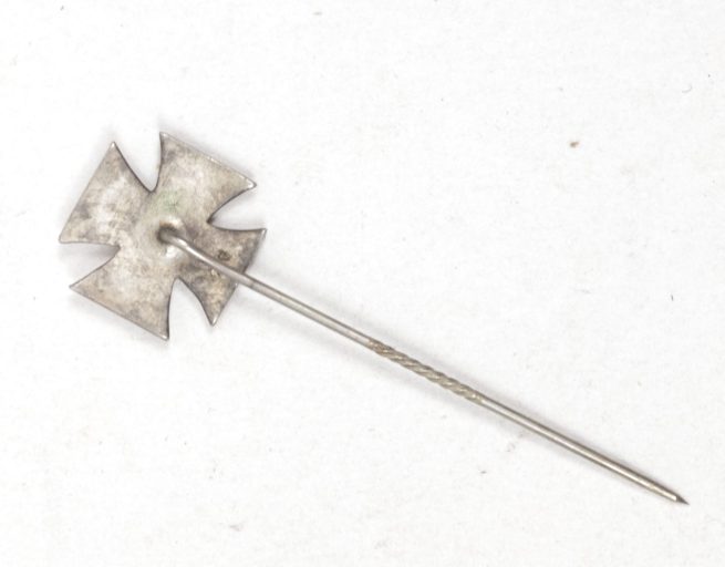 Iron cross miniature stickpin (800 silver hallmarked) - very rare