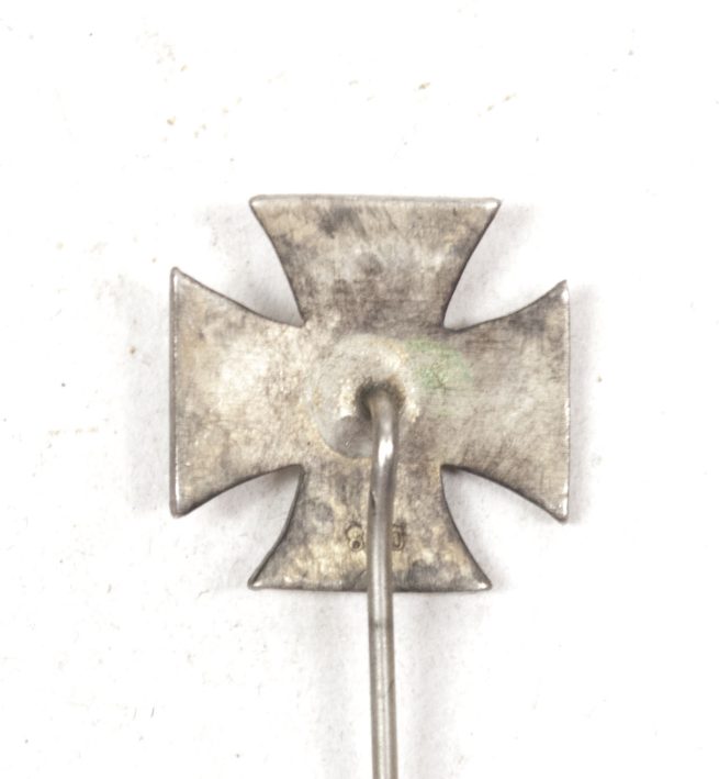 Iron cross miniature stickpin (800 silver hallmarked) - very rare