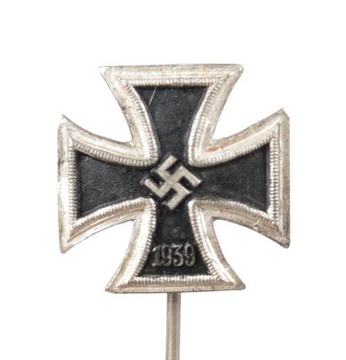Iron cross miniature stickpin (800 silver hallmarked) - very rare