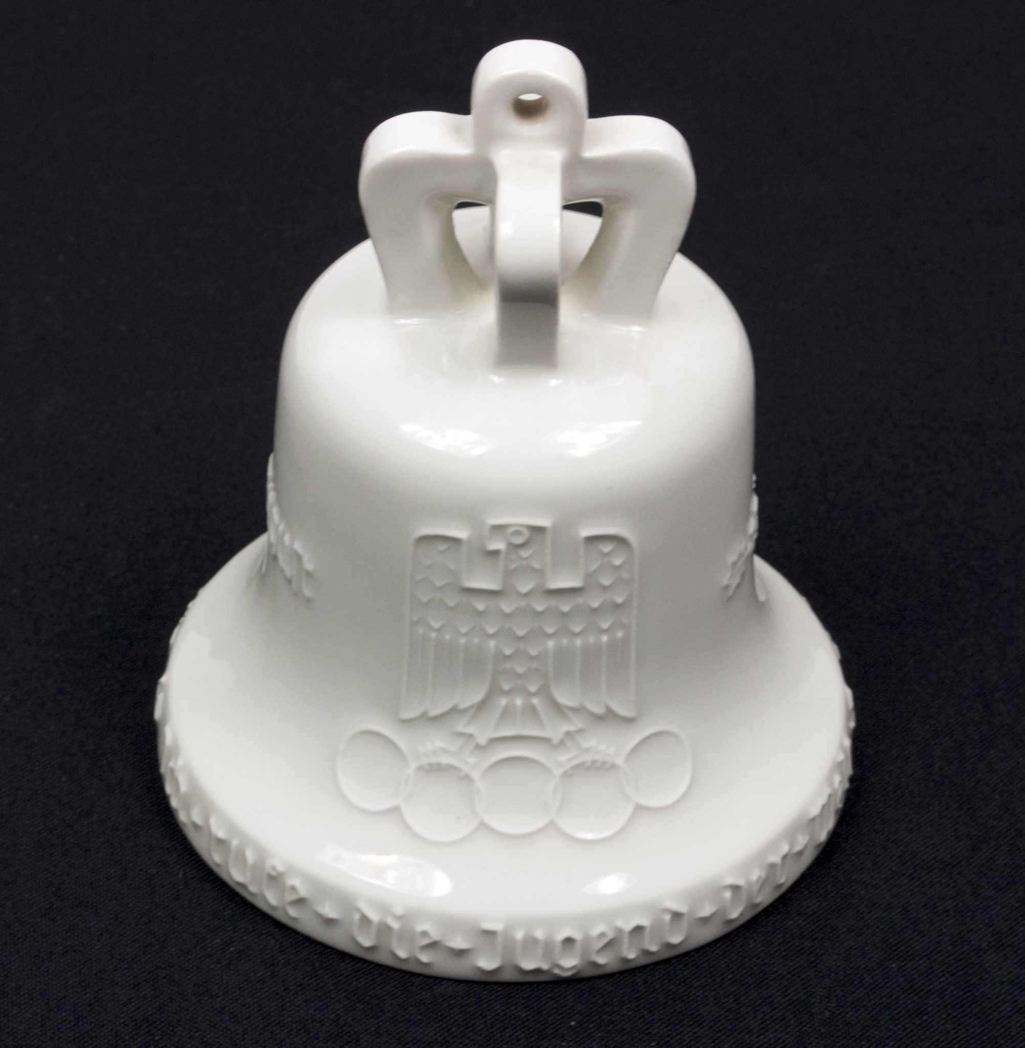 KPM Berlin Porcelain Olympic Games 1936 bell + wooden base - Image 11