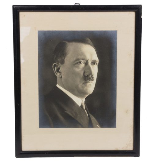 Large original framed Adolf Hitler portrait (45 x 37 cm)